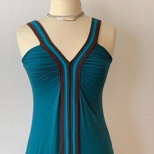 Sweetheart Neckline Banded Waist Top